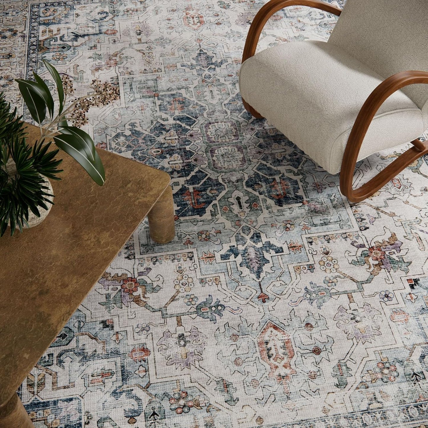 Machine Washable Throw Rugs for Entryway: Door Mat Indoor Entrance 2x3 Small Rug Stain Resistant Non-Slip Low Pile Soft Carpet for Kitchen Front Door Indoor Entry Bathroom Bedroom