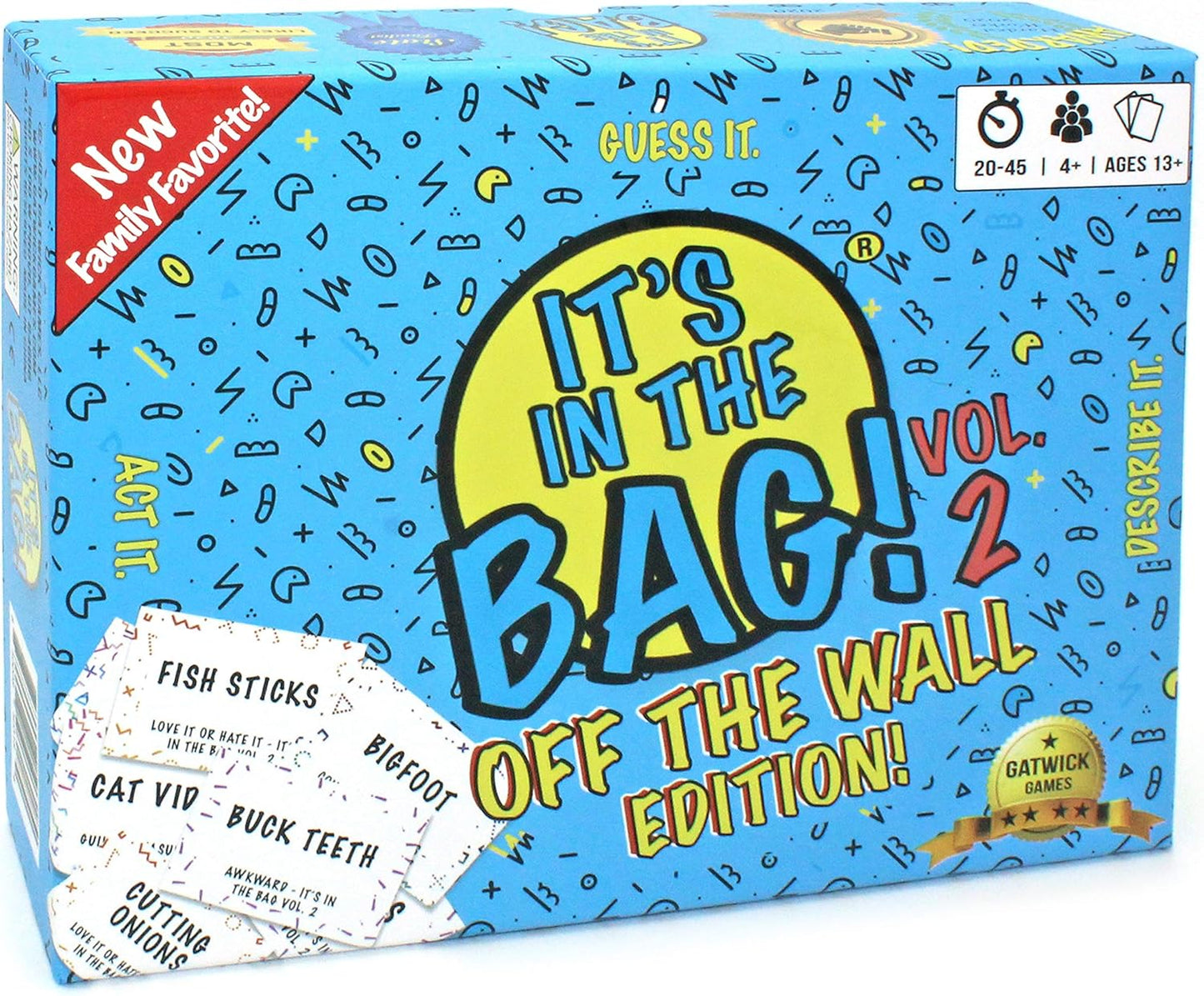 It’s in The Bag! – Party Game Will Have You Laughing Hysterically – Like Charades on Steroids for Family and Adults – Easy to Learn Team Game for Groups (Party Edition)