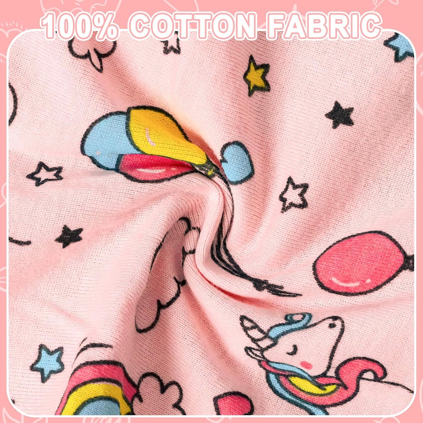 Tphon Little Girls Underwear Toddler Underwear Girls Panties Big Kids Undies Soft 100% Cotton