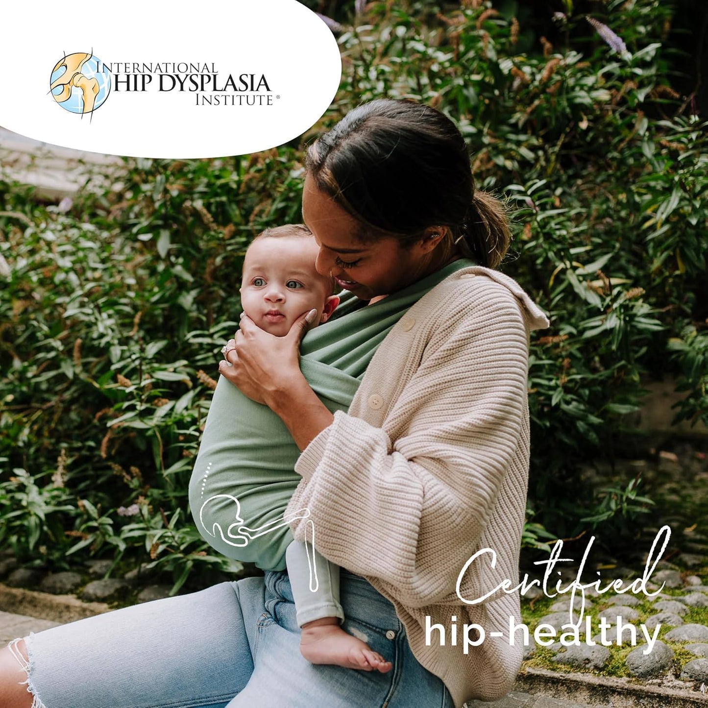 Boba Baby Wrap Carrier – Original Baby Sling Carrier for Newborns (7–35 lbs), Soft, Secure, Hands-Free & Ergonomic, Ideal for Comfortable Bonding, New Parents (Sage Green)