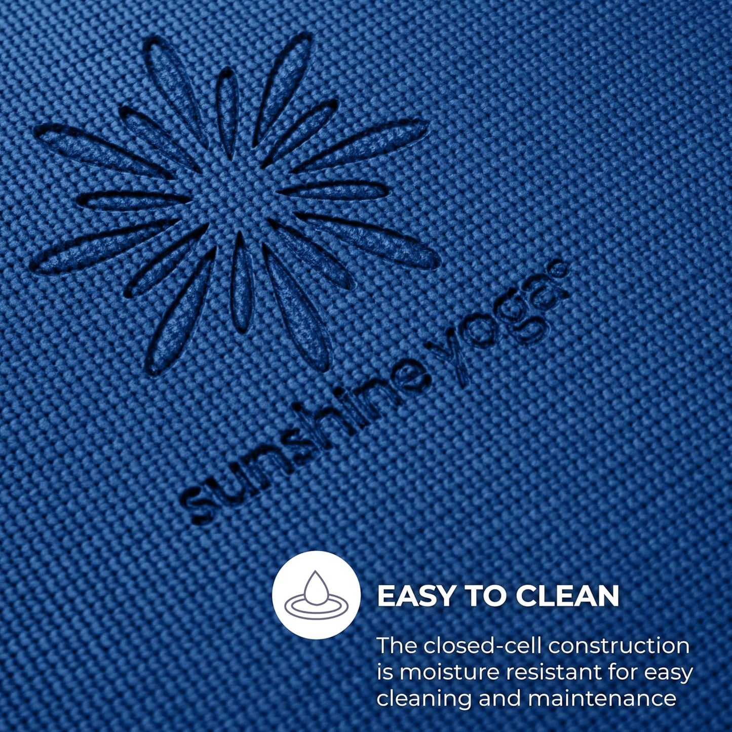 Sunshine Yoga Voyage Yoga Mat, 10 Pack, 72" x 24" Professional Studio and Gym Bulk Yoga Mats, 5mm Thick, Durable, Anti-Tear, Non Slip Fitness and Exercise Mats