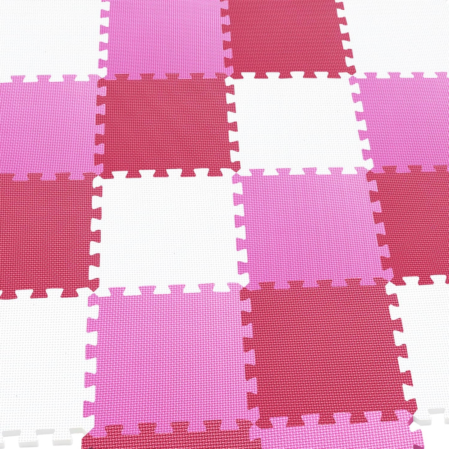 MQIAOHAM® 25 Pieces Puzzle Play Mats, Soft Baby Play Mat, Kids Interlocking Foam Floor Tiles, Toddlers Carpet Playmats G301025-101103109