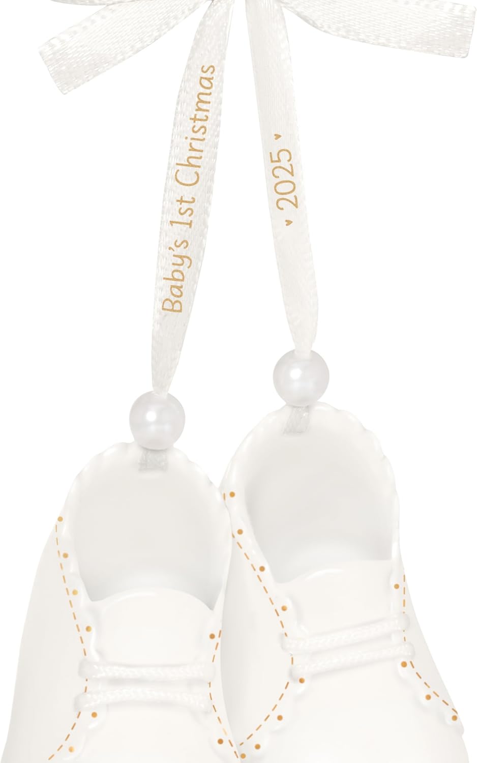 Hallmark Keepsake Christmas Ornament 2025, Baby's 1st Christmas Baby Booties 2025, Porcelain