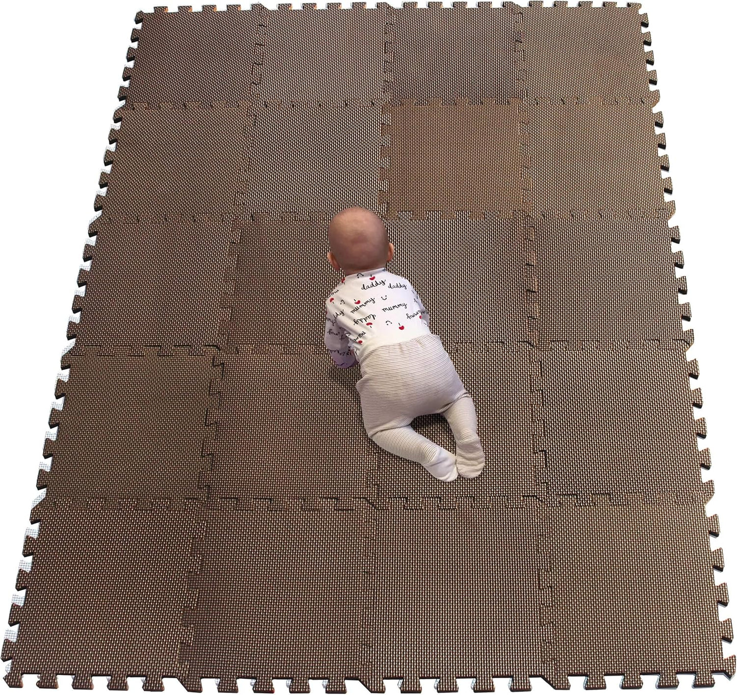 YIMINYUER® 20 Tiles (30cm×30cm×1cm Each Tile) Baby Soft Puzzle Play Mats, Kids Thick EVA Foam Floor, Toddlers & Children's Soft Interlocking Mat R06G301020